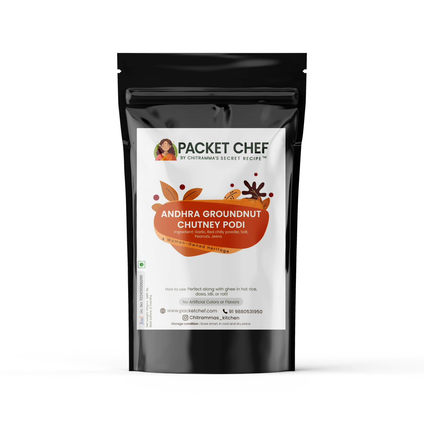 Andhra Groundnut Chutney Podi