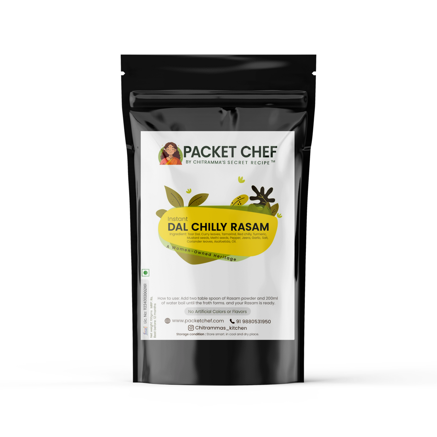 Instant Dal Chilly Rasam